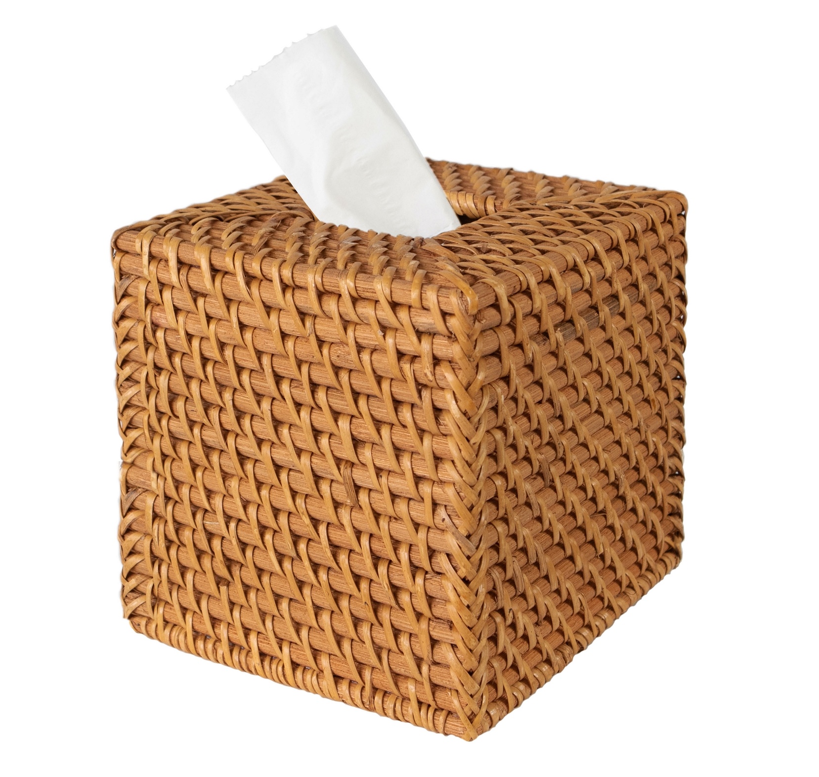 Square Rattan Tissue Box Cover ST212119